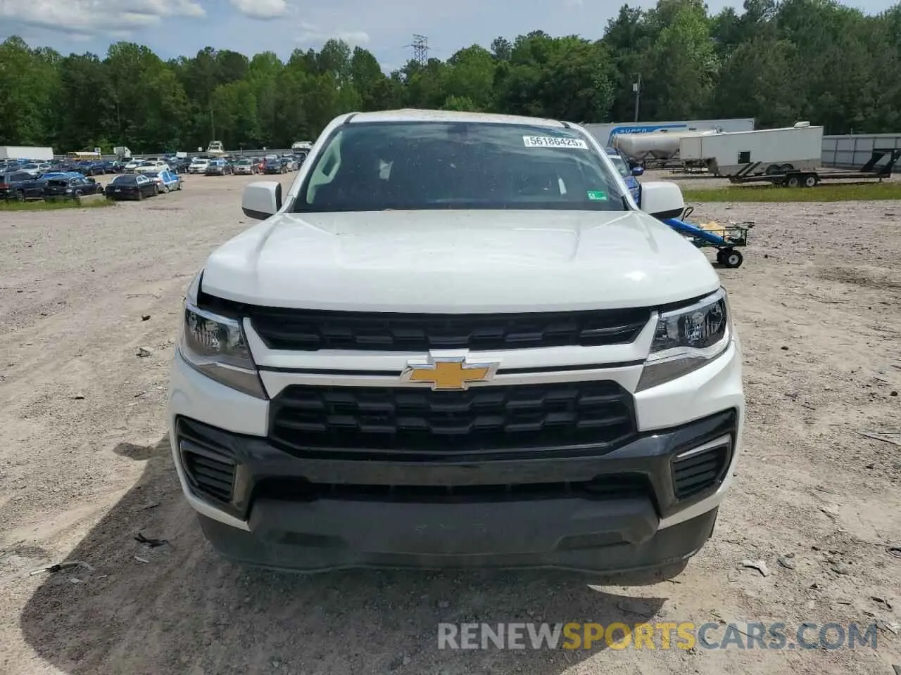5 Photograph of a damaged car 1GCGSCEN1M1132019 CHEVROLET COLORADO 2021