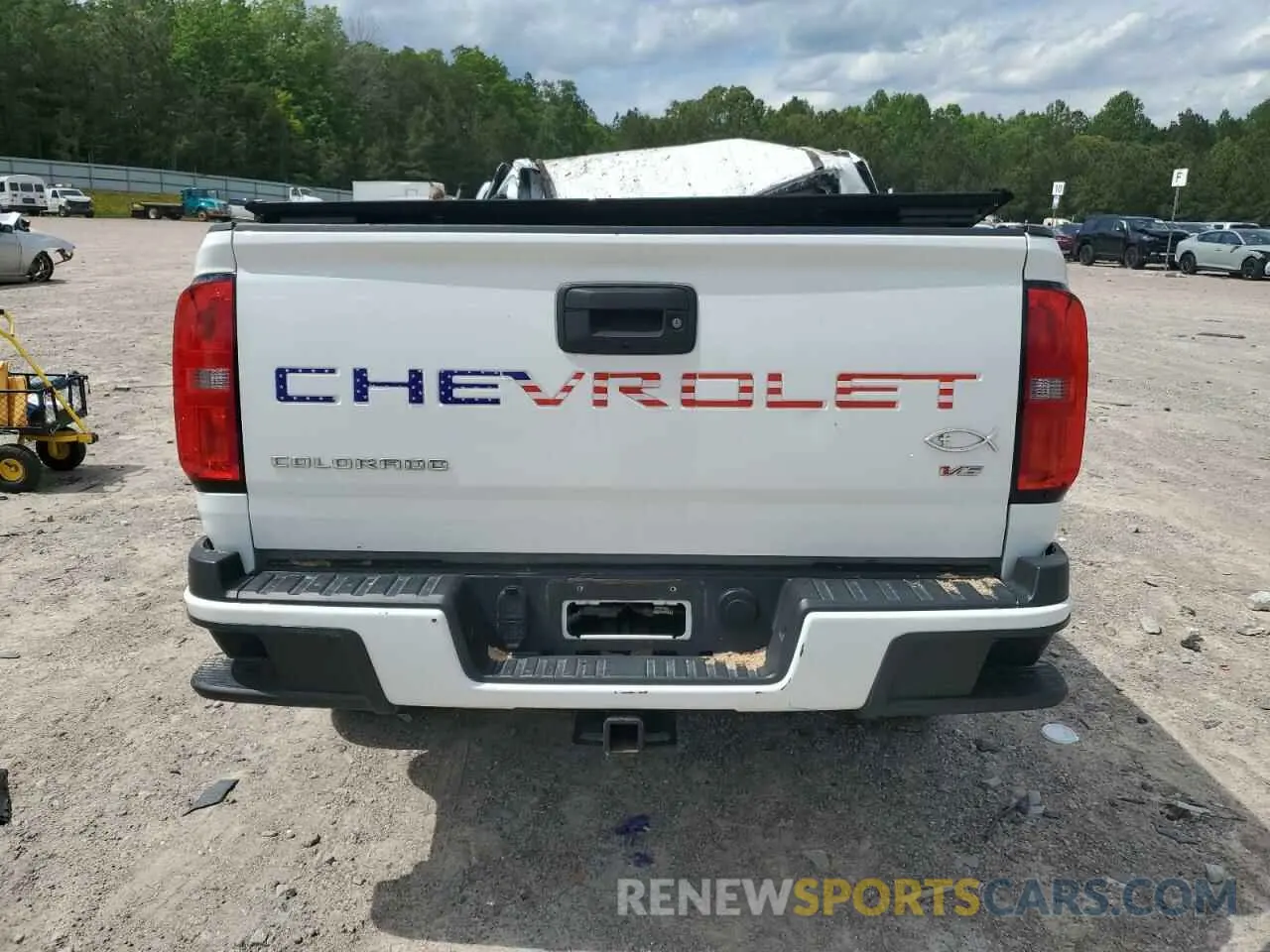 6 Photograph of a damaged car 1GCGSCEN1M1132019 CHEVROLET COLORADO 2021