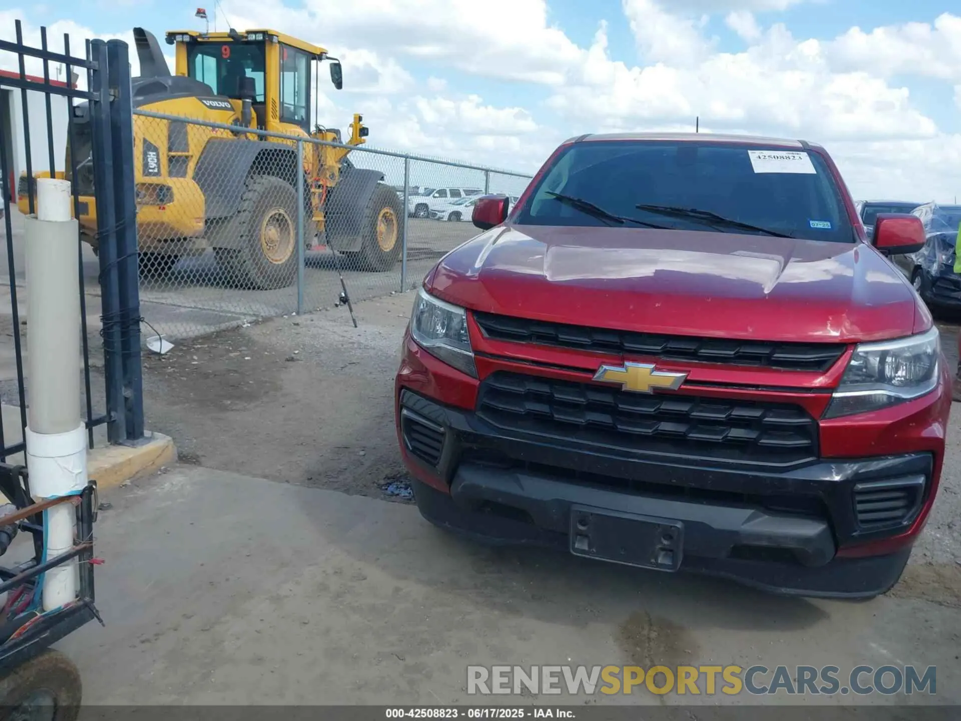 11 Photograph of a damaged car 1GCGSCEN2M1125953 CHEVROLET COLORADO 2021