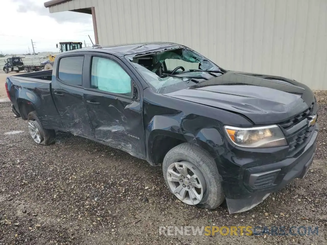 4 Photograph of a damaged car 1GCGSCEN2M1162176 CHEVROLET COLORADO 2021