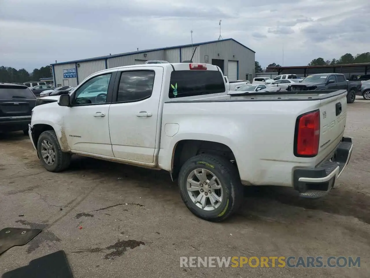2 Photograph of a damaged car 1GCGSCEN3M1135858 CHEVROLET COLORADO 2021