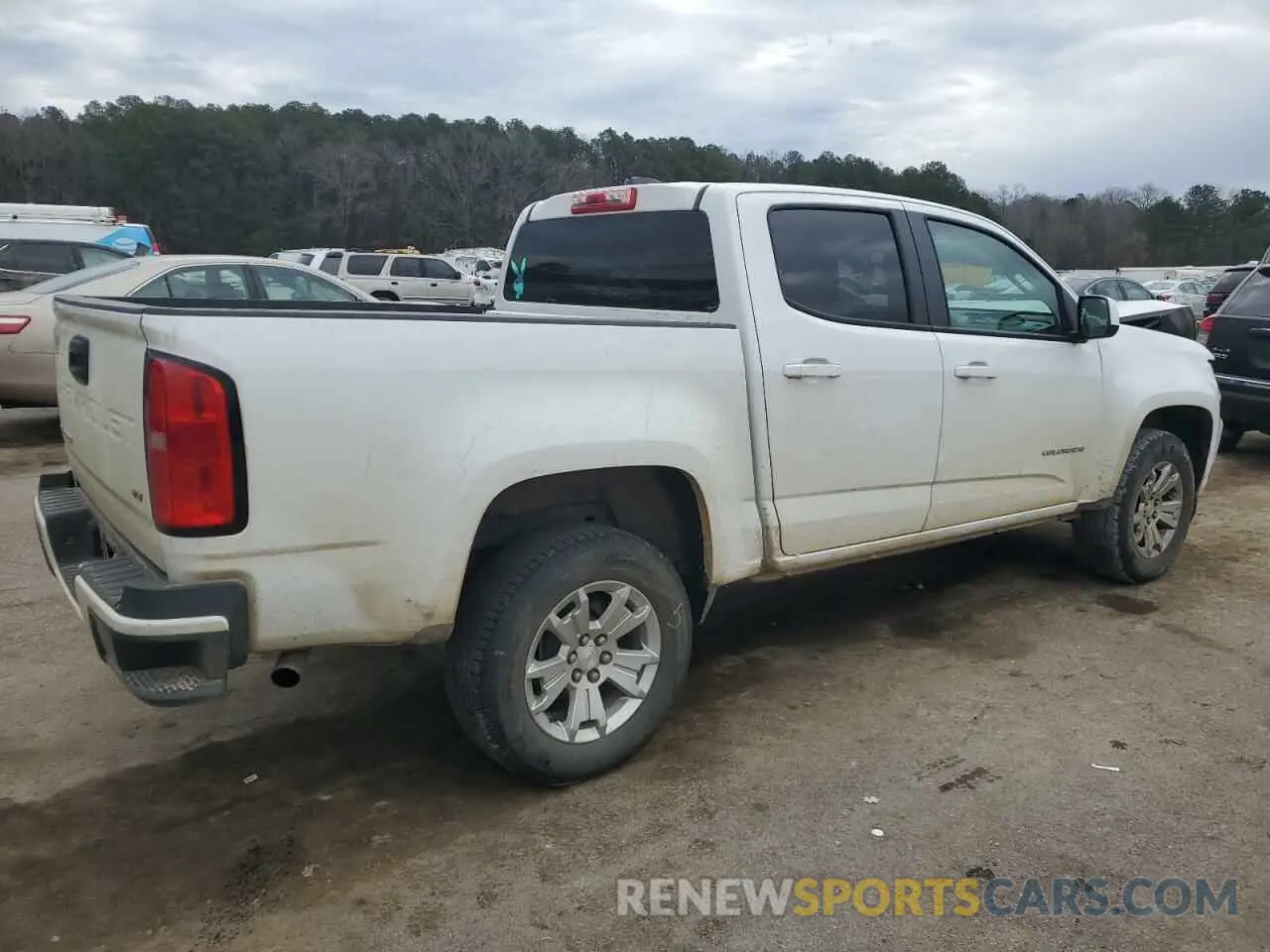 3 Photograph of a damaged car 1GCGSCEN3M1135858 CHEVROLET COLORADO 2021