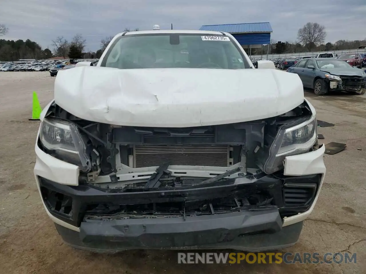5 Photograph of a damaged car 1GCGSCEN3M1135858 CHEVROLET COLORADO 2021