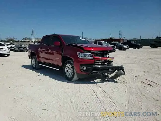 10 Photograph of a damaged car 1GCGSCEN3M1147668 CHEVROLET COLORADO 2021