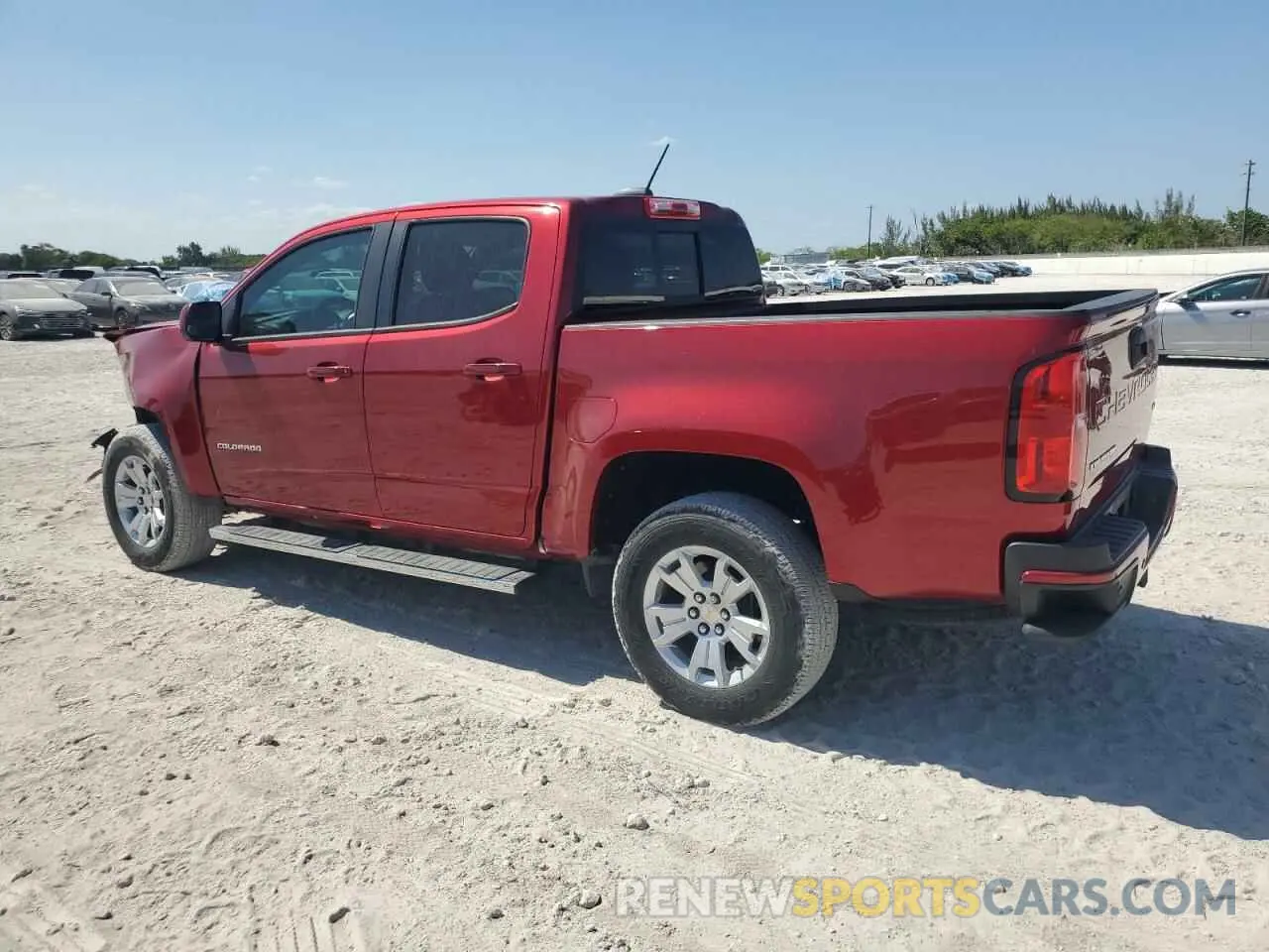 2 Photograph of a damaged car 1GCGSCEN3M1147668 CHEVROLET COLORADO 2021