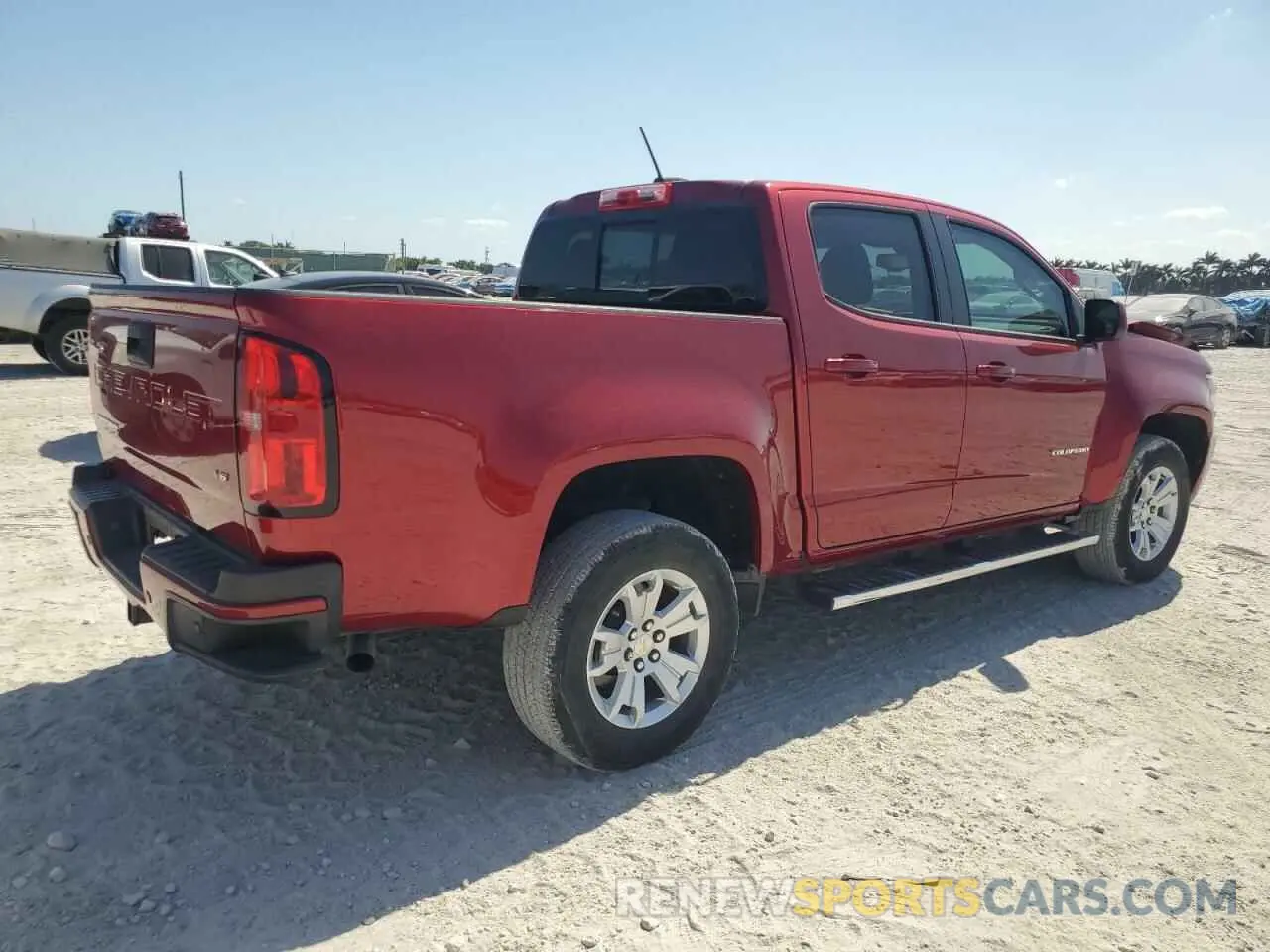 3 Photograph of a damaged car 1GCGSCEN3M1147668 CHEVROLET COLORADO 2021