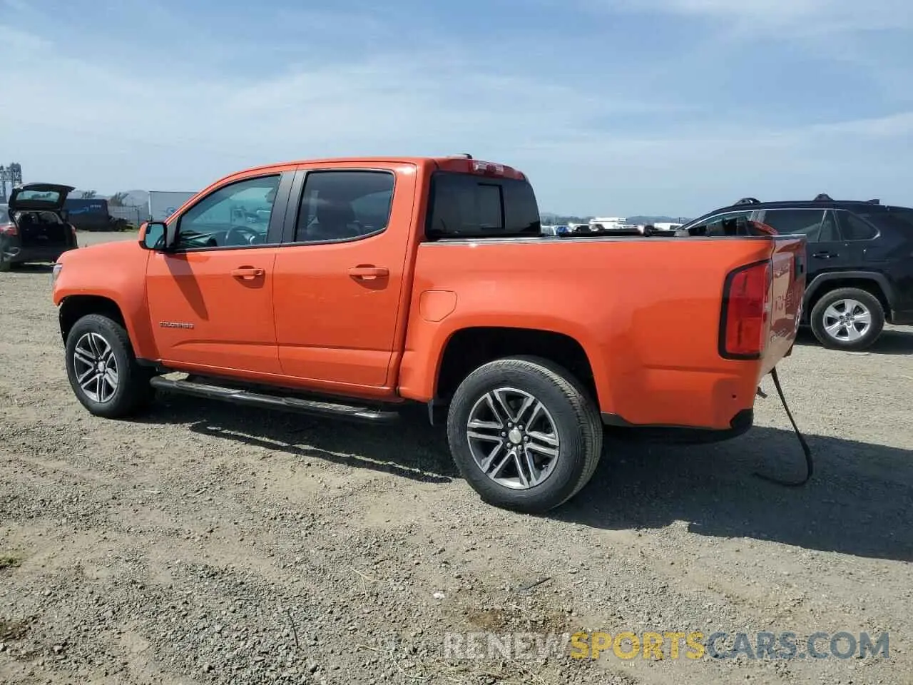 2 Photograph of a damaged car 1GCGSCEN4M1144925 CHEVROLET COLORADO 2021