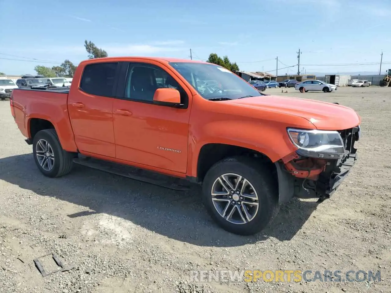 4 Photograph of a damaged car 1GCGSCEN4M1144925 CHEVROLET COLORADO 2021