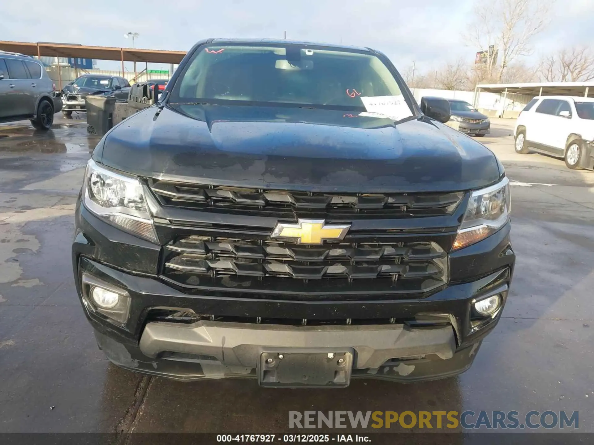 12 Photograph of a damaged car 1GCGSCEN4M1239033 CHEVROLET COLORADO 2021
