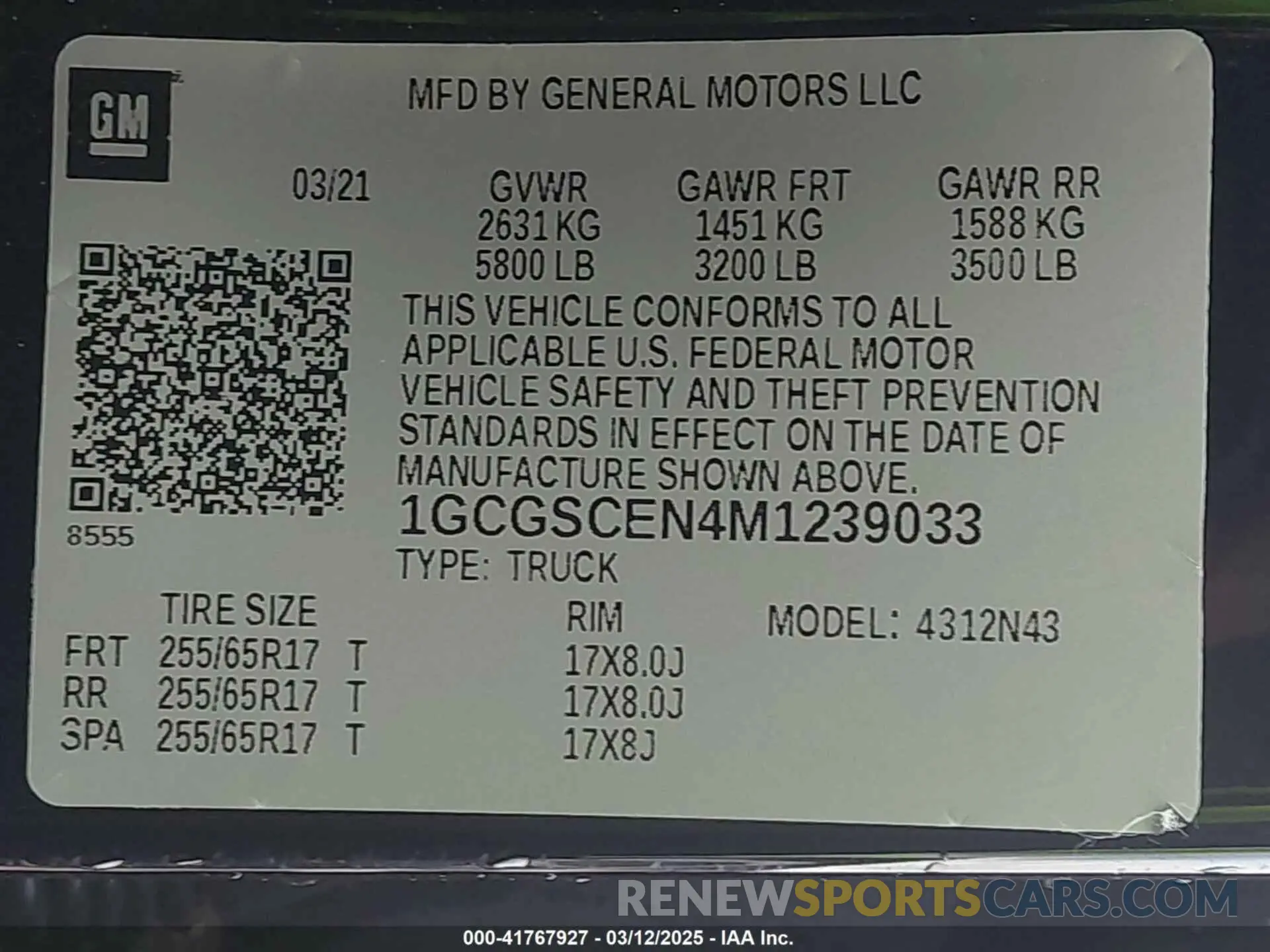 9 Photograph of a damaged car 1GCGSCEN4M1239033 CHEVROLET COLORADO 2021