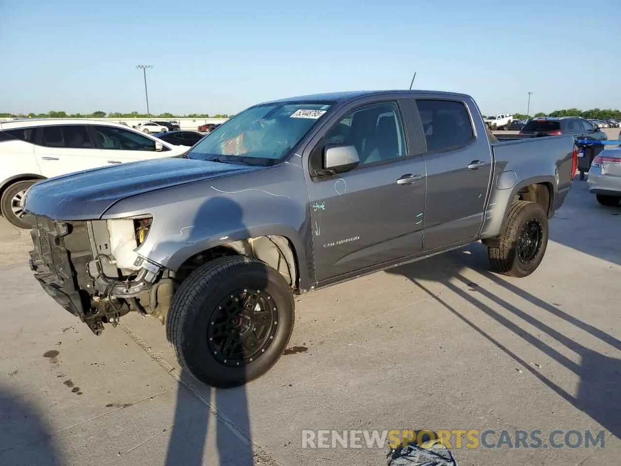 1 Photograph of a damaged car 1GCGSCEN4M1259928 CHEVROLET COLORADO 2021