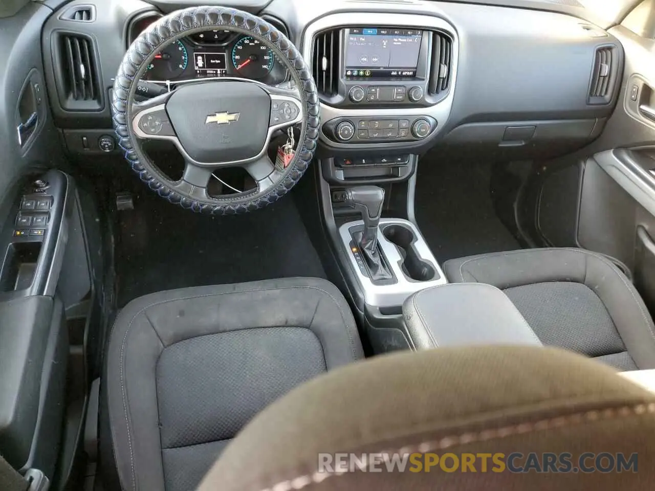 8 Photograph of a damaged car 1GCGSCEN4M1259928 CHEVROLET COLORADO 2021