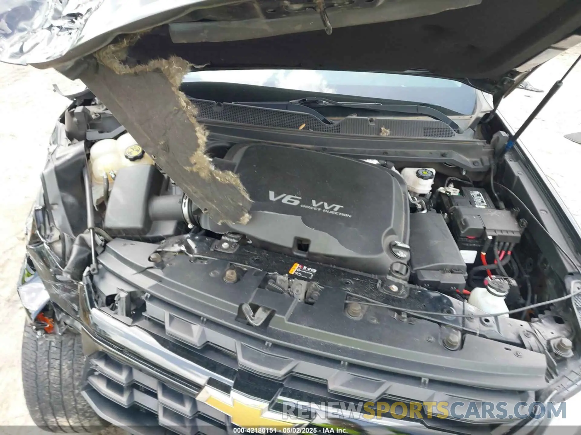 10 Photograph of a damaged car 1GCGSCEN5M1181045 CHEVROLET COLORADO 2021