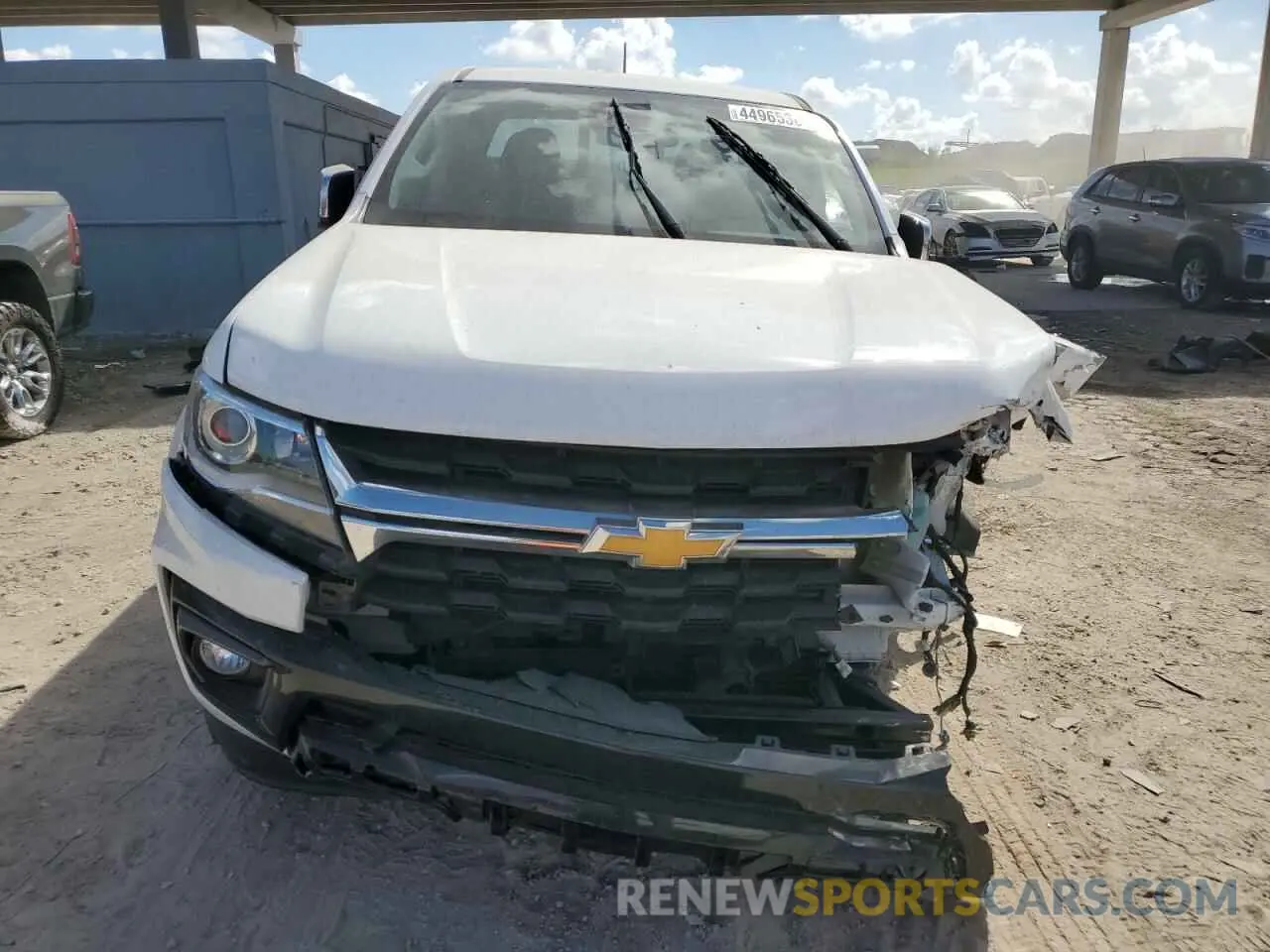 5 Photograph of a damaged car 1GCGSCEN8M1293970 CHEVROLET COLORADO 2021