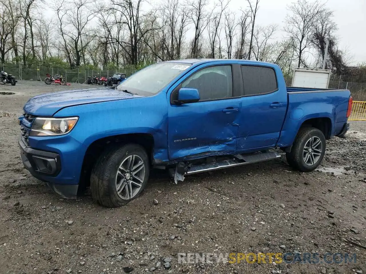 1 Photograph of a damaged car 1GCGSCEN9M1200406 CHEVROLET COLORADO 2021
