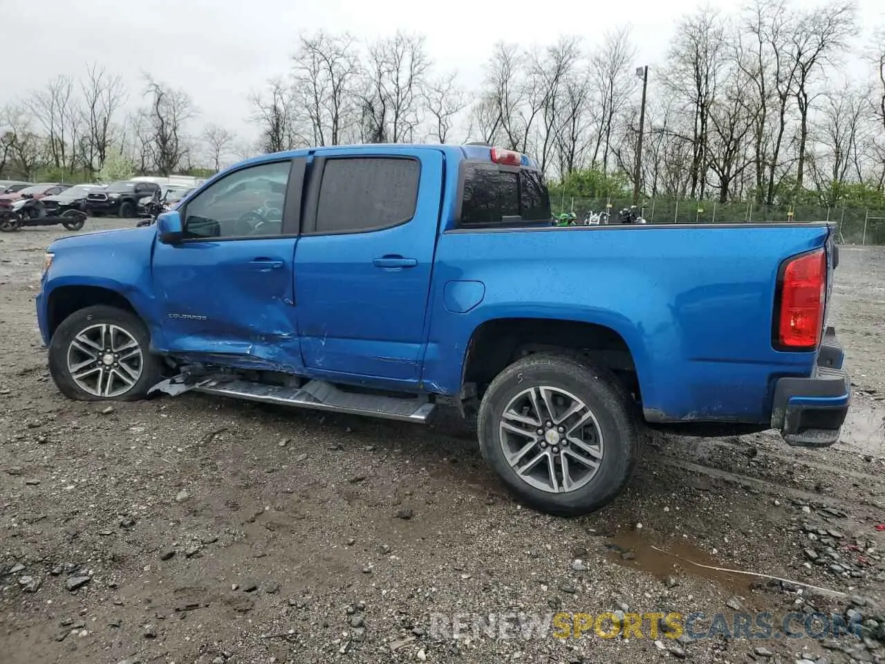 2 Photograph of a damaged car 1GCGSCEN9M1200406 CHEVROLET COLORADO 2021