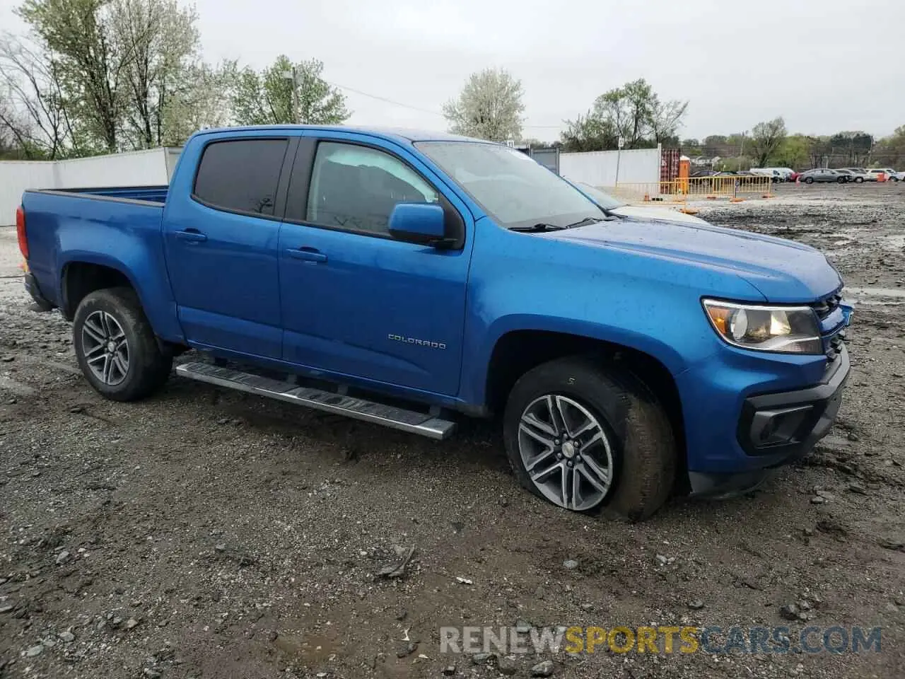 4 Photograph of a damaged car 1GCGSCEN9M1200406 CHEVROLET COLORADO 2021