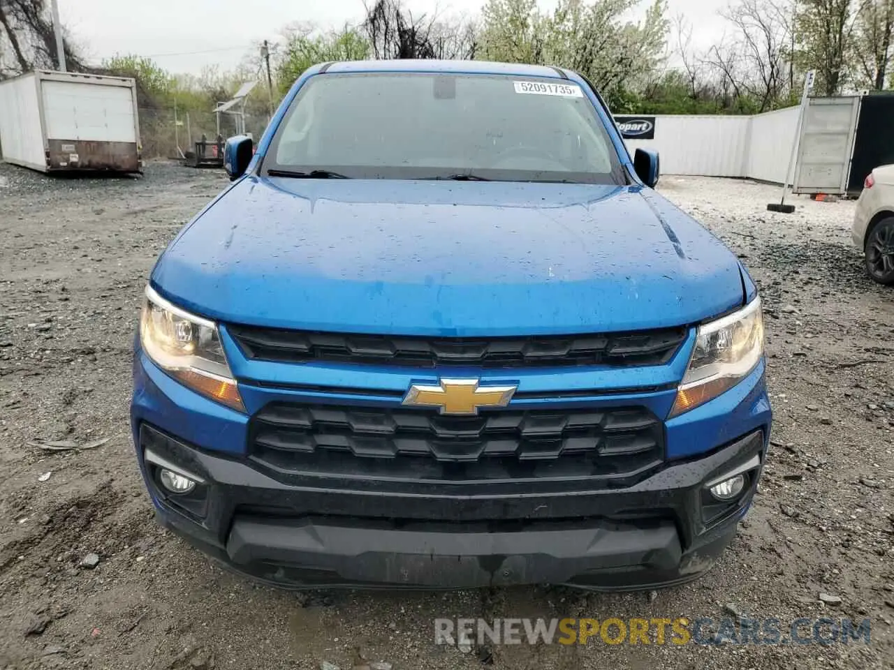 5 Photograph of a damaged car 1GCGSCEN9M1200406 CHEVROLET COLORADO 2021