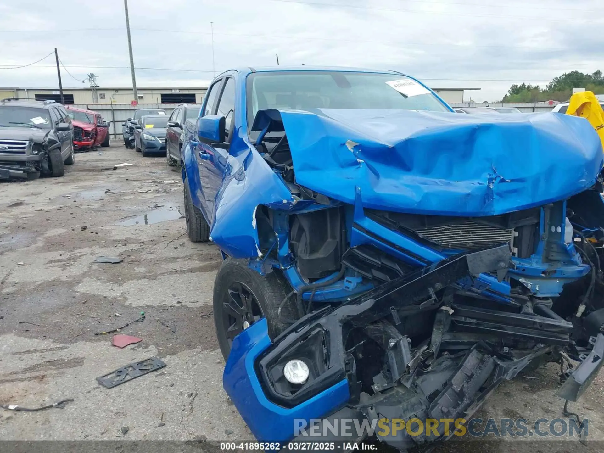 1 Photograph of a damaged car 1GCGSCEN9M1226777 CHEVROLET COLORADO 2021