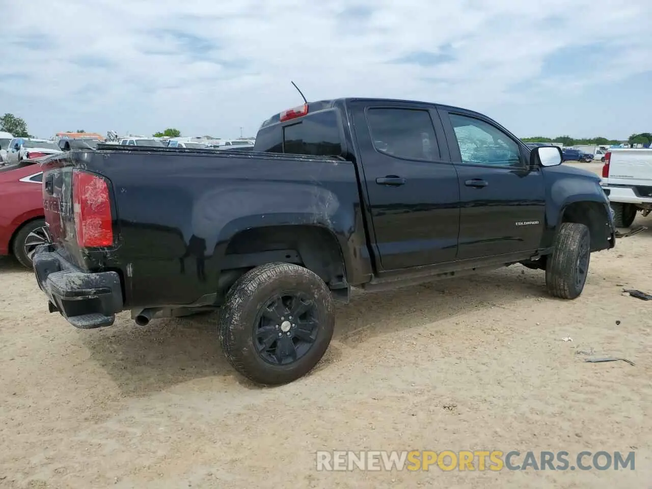 3 Photograph of a damaged car 1GCGSCEN9M1291306 CHEVROLET COLORADO 2021