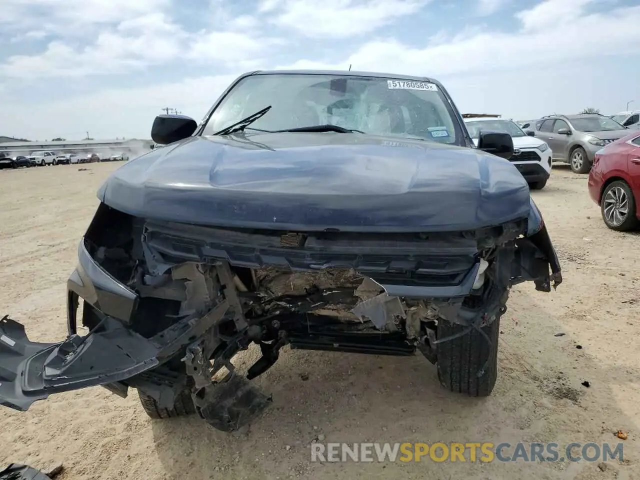 5 Photograph of a damaged car 1GCGSCEN9M1291306 CHEVROLET COLORADO 2021