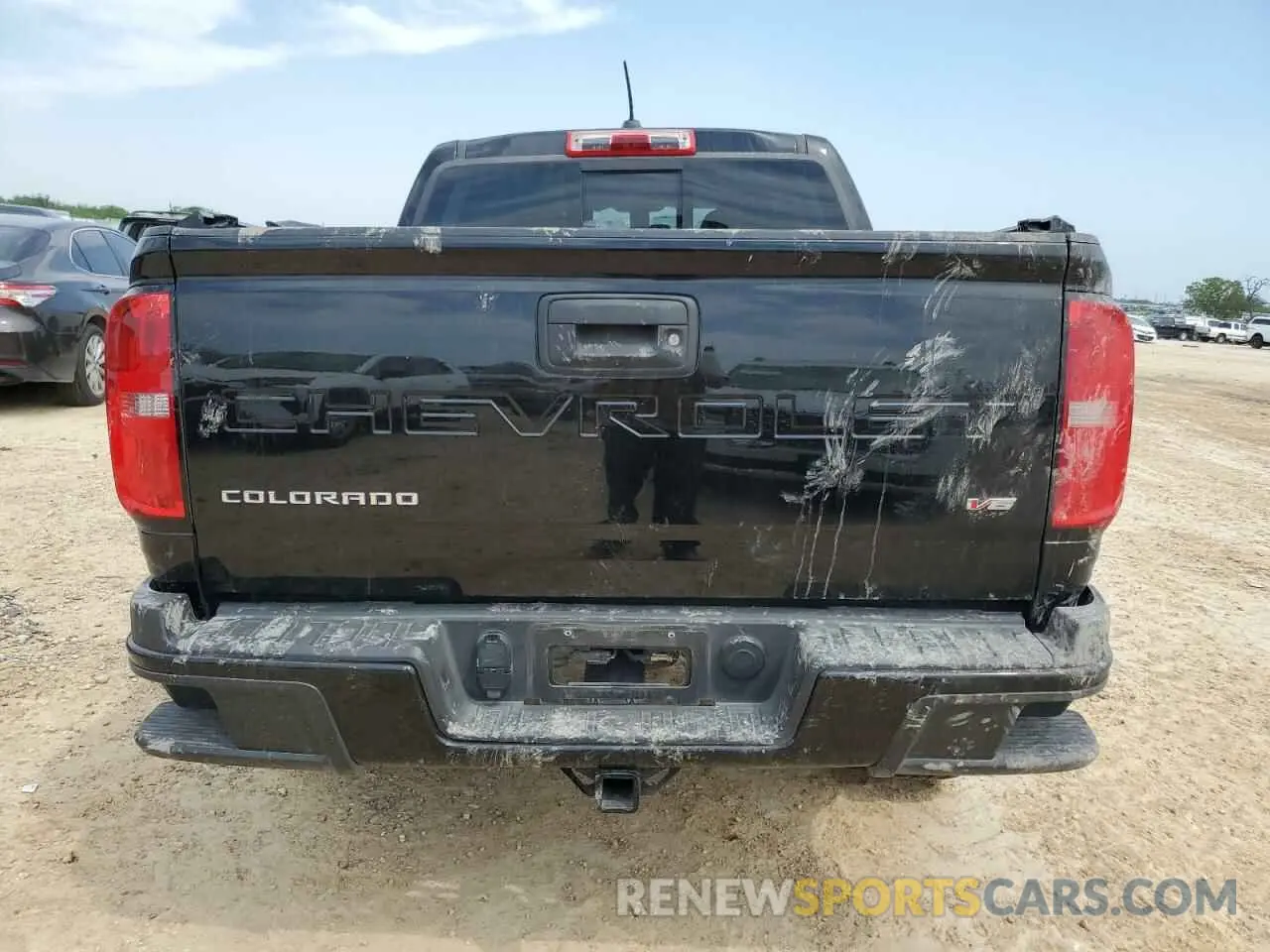 6 Photograph of a damaged car 1GCGSCEN9M1291306 CHEVROLET COLORADO 2021