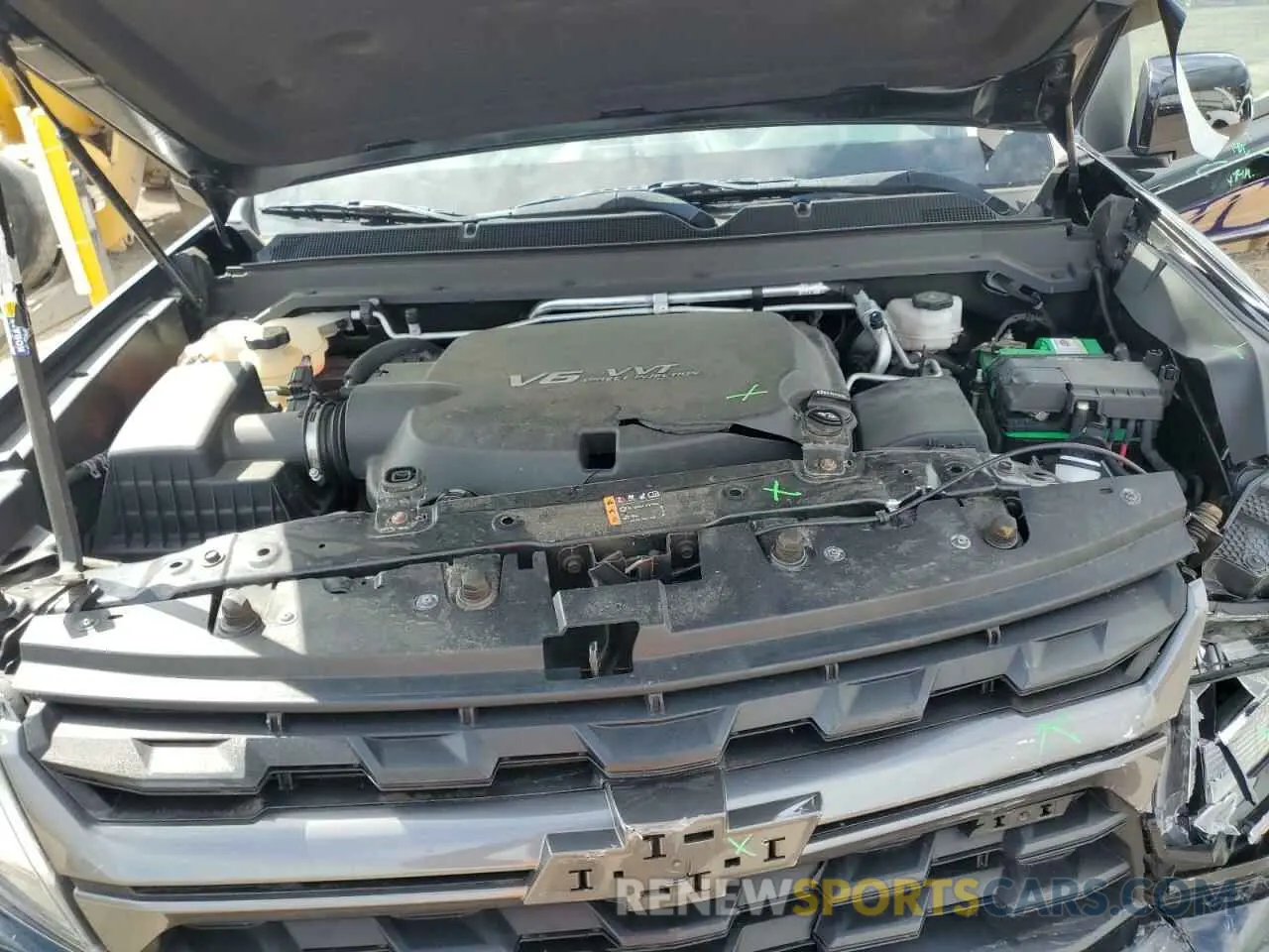11 Photograph of a damaged car 1GCGSDEN2M1280928 CHEVROLET COLORADO 2021