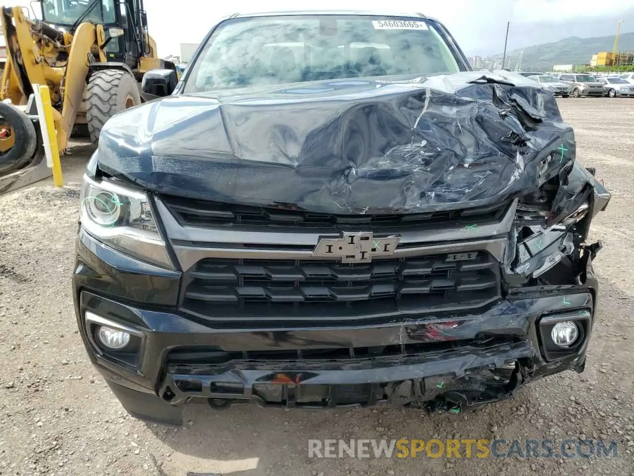 5 Photograph of a damaged car 1GCGSDEN2M1280928 CHEVROLET COLORADO 2021