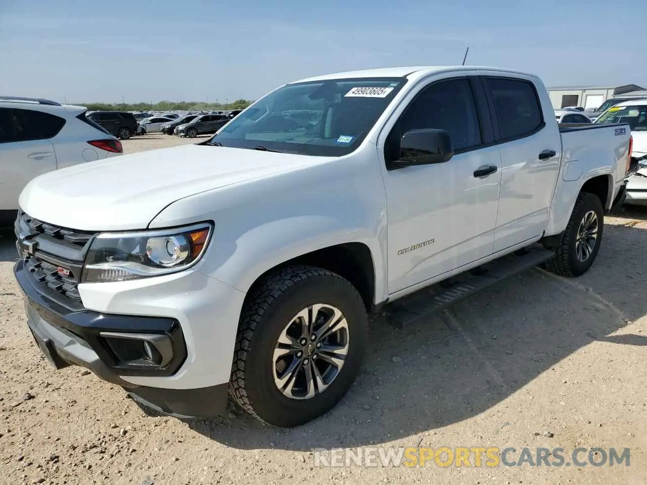 1 Photograph of a damaged car 1GCGSDEN4M1104141 CHEVROLET COLORADO 2021
