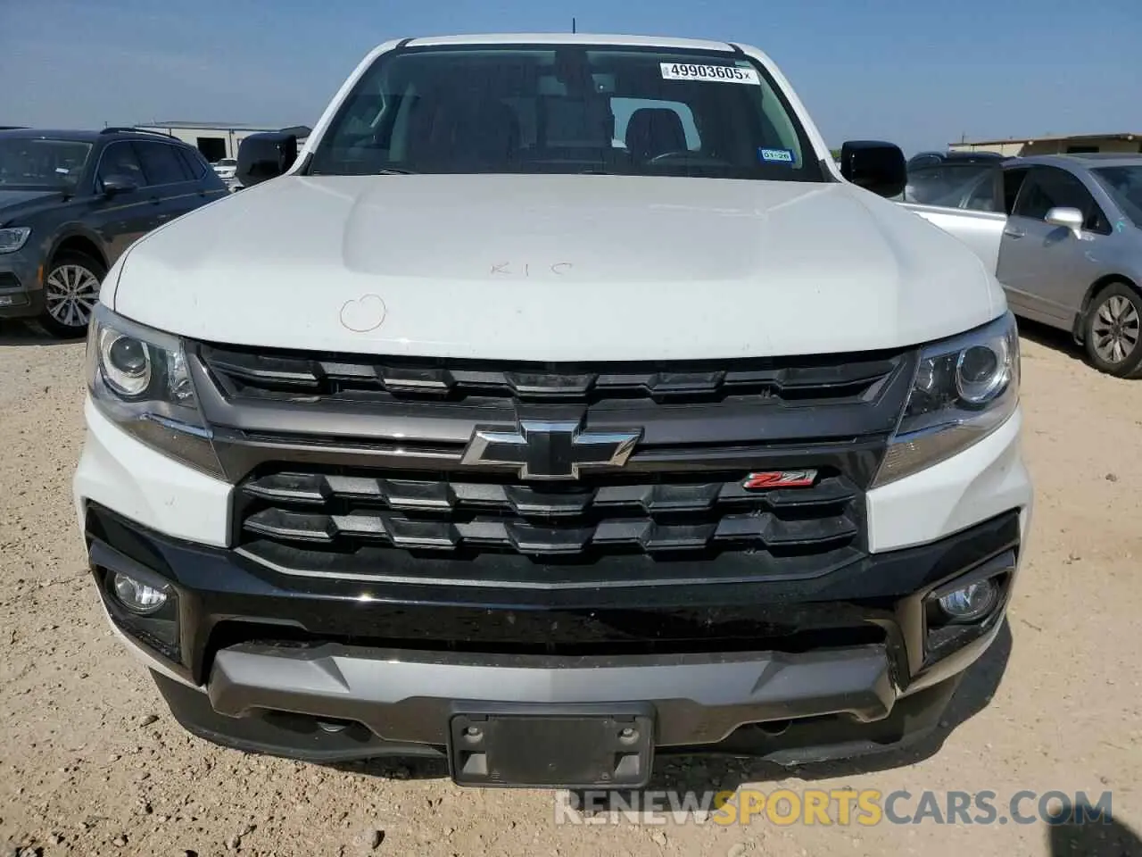 5 Photograph of a damaged car 1GCGSDEN4M1104141 CHEVROLET COLORADO 2021