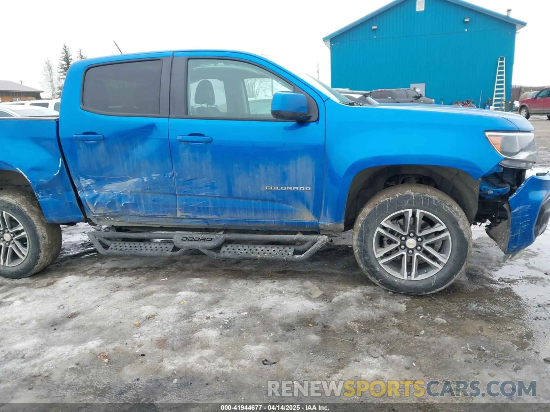 6 Photograph of a damaged car 1GCGTBEN0M1165911 CHEVROLET COLORADO 2021
