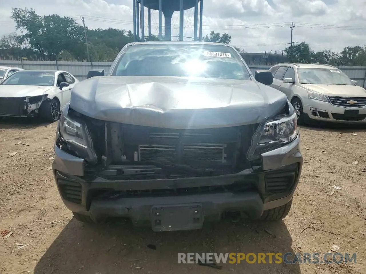 5 Photograph of a damaged car 1GCGTBEN3M1111843 CHEVROLET COLORADO 2021