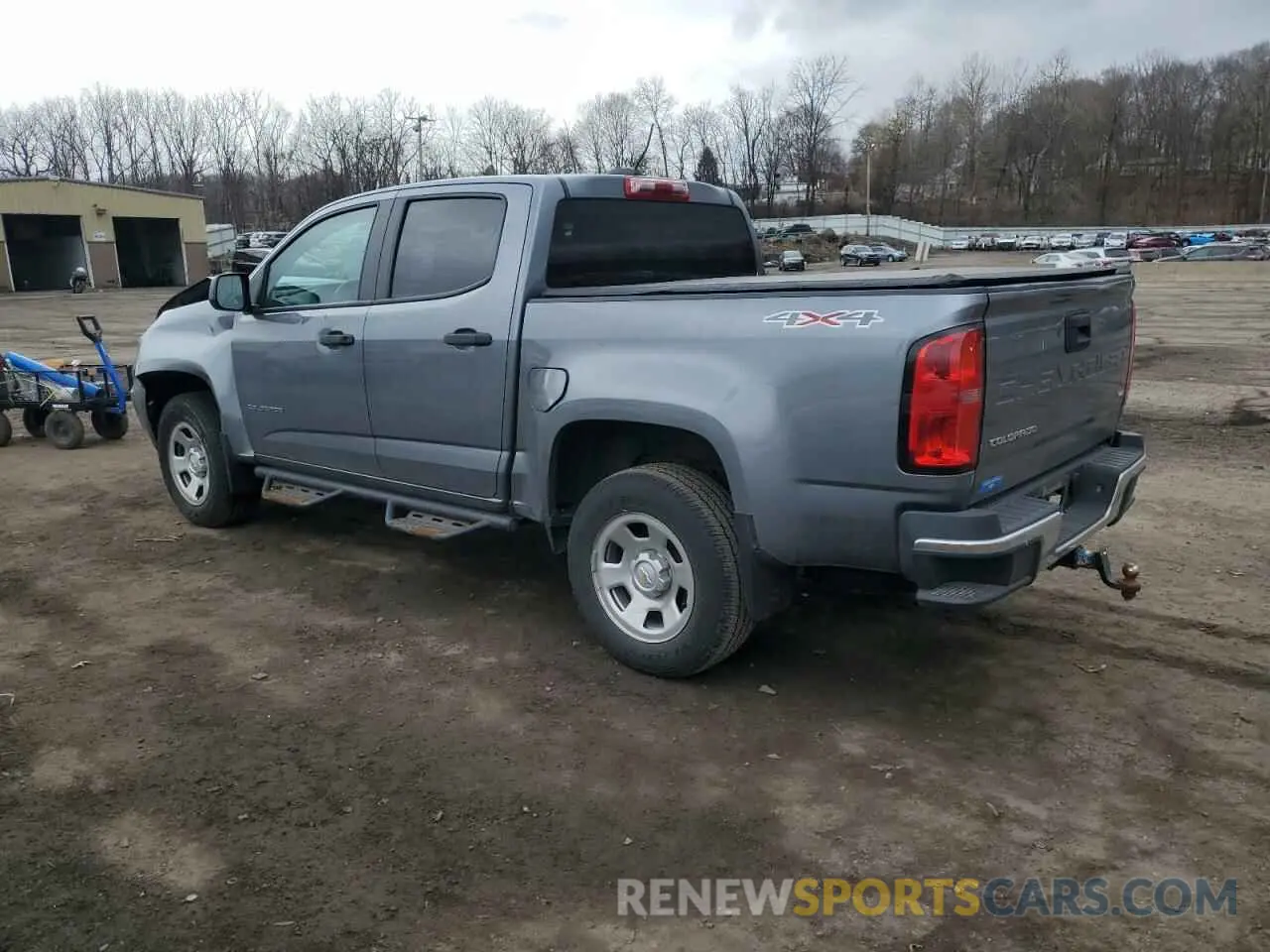 2 Photograph of a damaged car 1GCGTBEN3M1196652 CHEVROLET COLORADO 2021