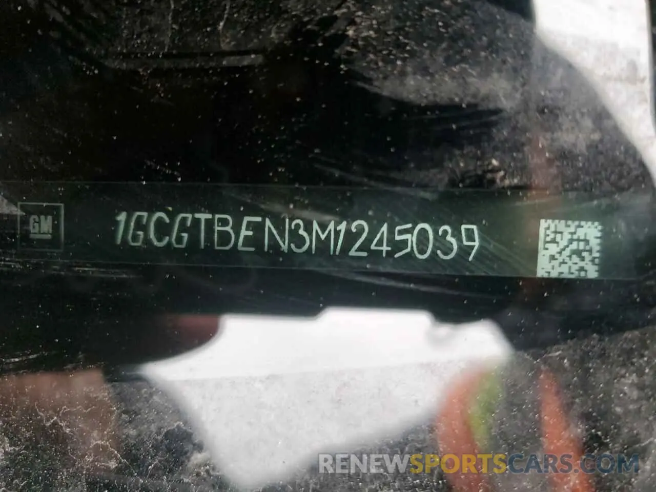 14 Photograph of a damaged car 1GCGTBEN3M1245039 CHEVROLET COLORADO 2021