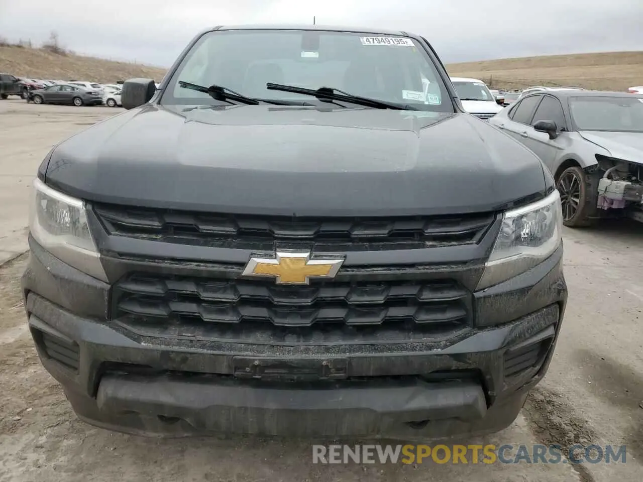 5 Photograph of a damaged car 1GCGTBEN3M1245039 CHEVROLET COLORADO 2021