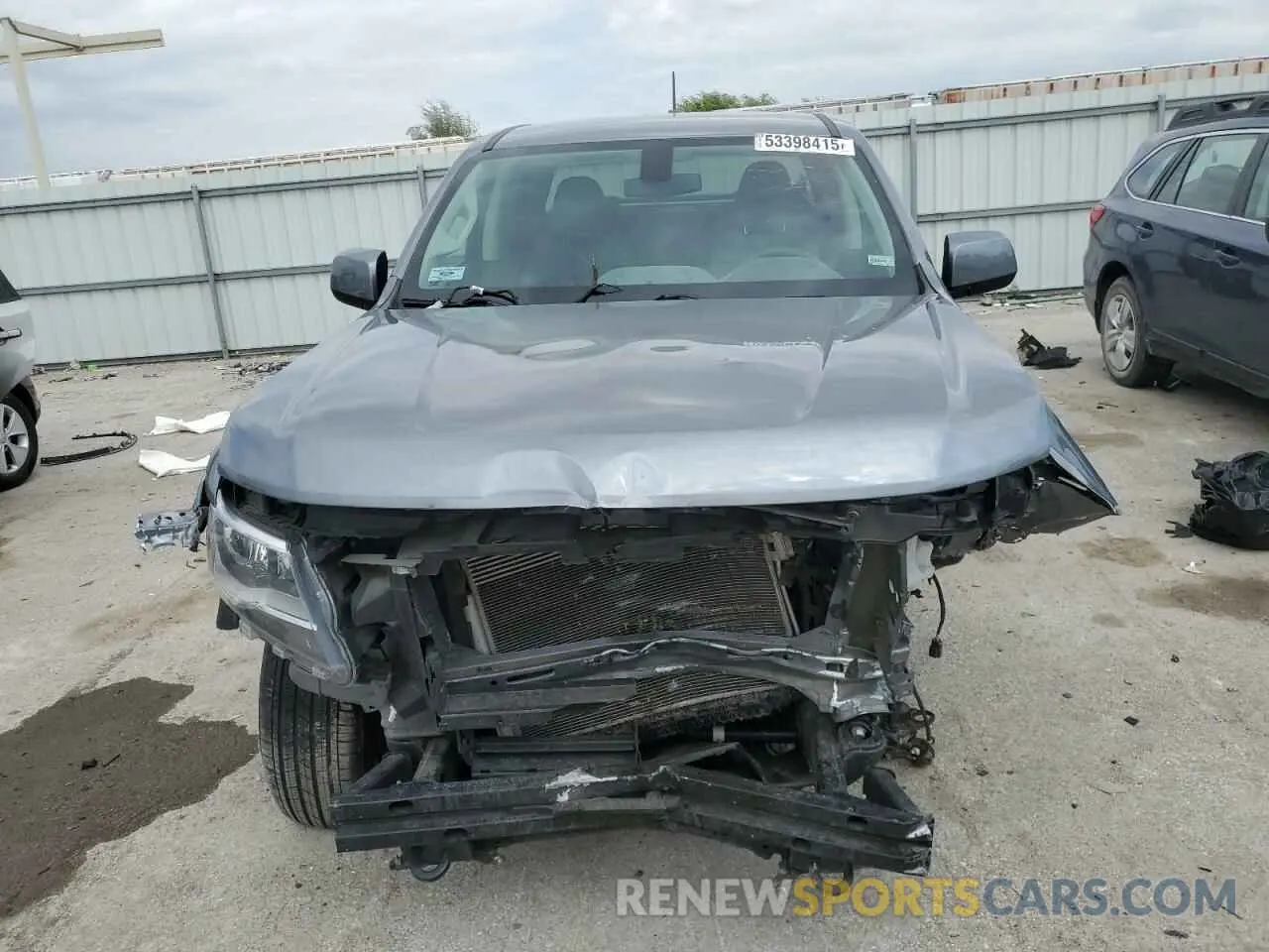 5 Photograph of a damaged car 1GCGTBEN4M1168536 CHEVROLET COLORADO 2021
