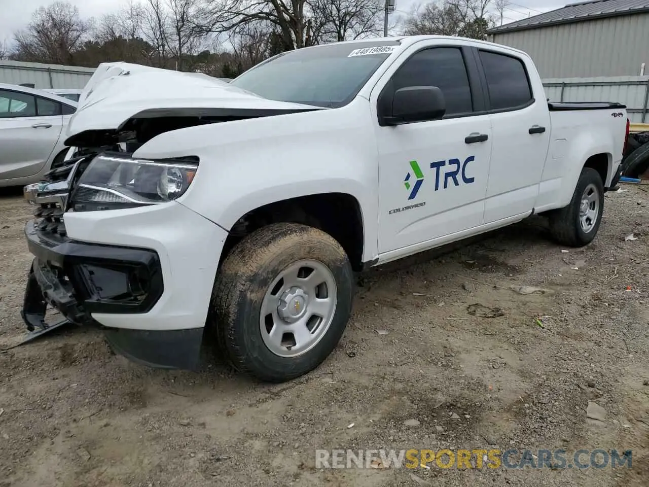 1 Photograph of a damaged car 1GCGTBEN5M1234902 CHEVROLET COLORADO 2021