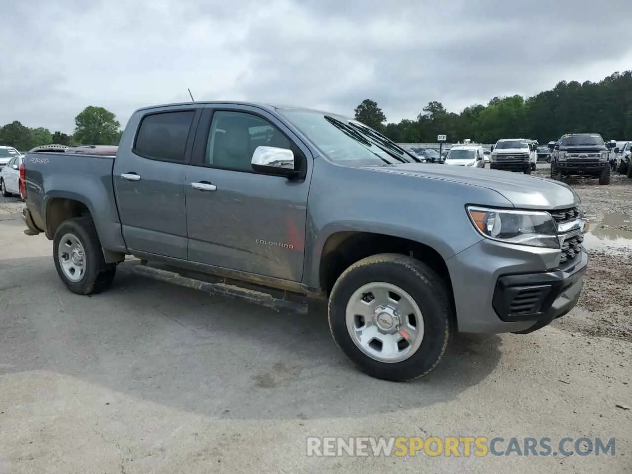 4 Photograph of a damaged car 1GCGTBEN5M1286000 CHEVROLET COLORADO 2021