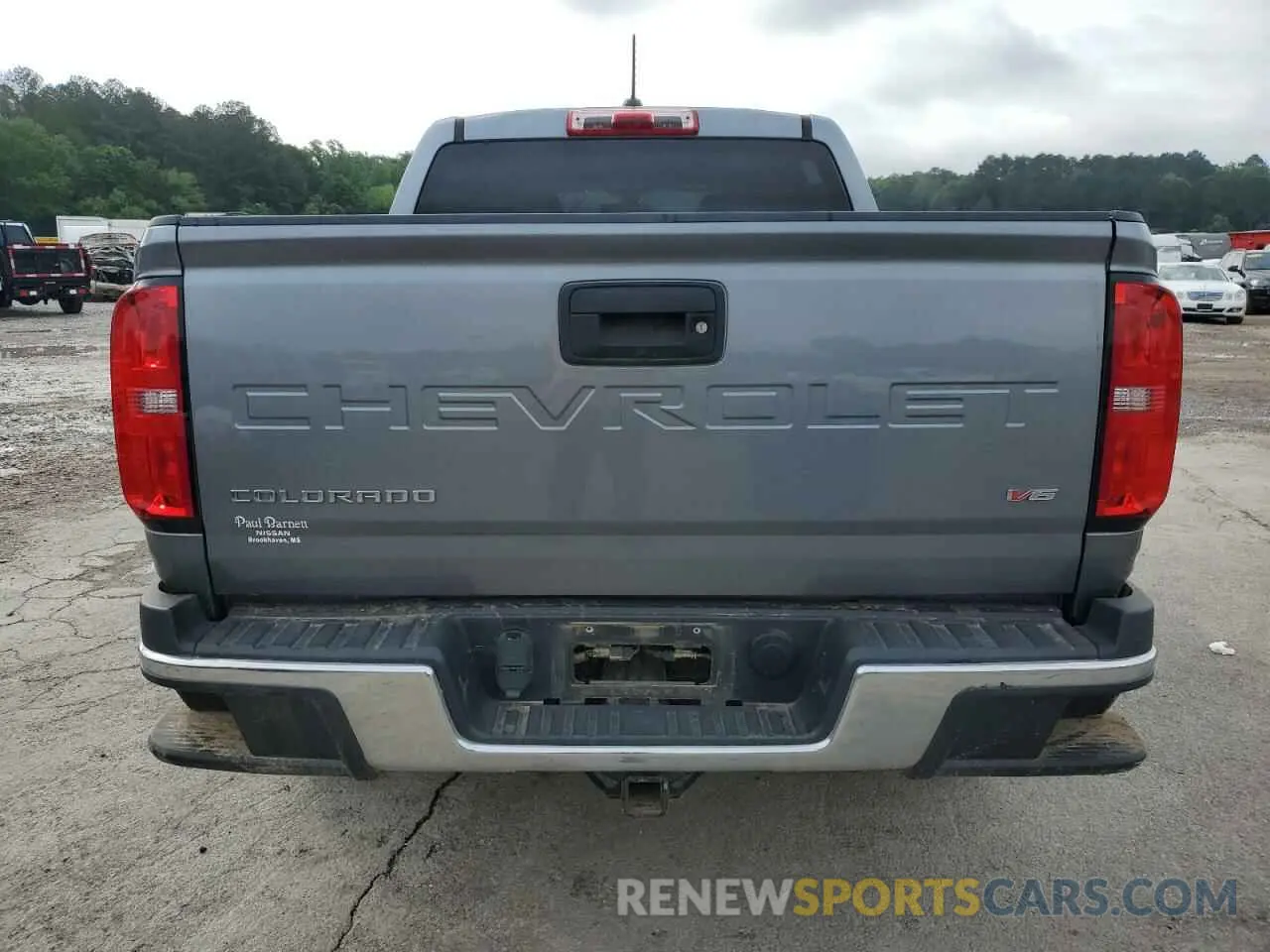6 Photograph of a damaged car 1GCGTBEN5M1286000 CHEVROLET COLORADO 2021