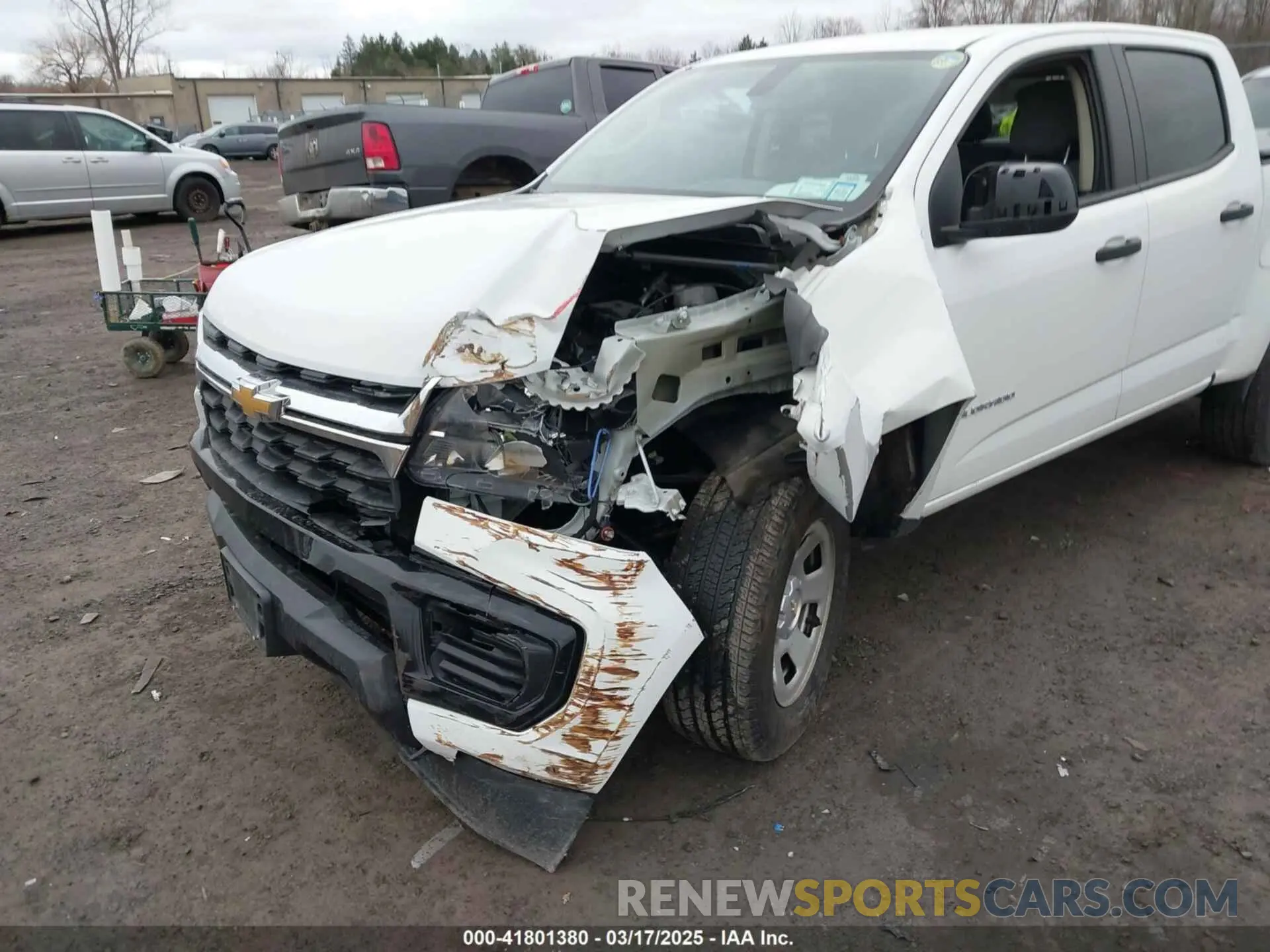 6 Photograph of a damaged car 1GCGTBEN6M1119967 CHEVROLET COLORADO 2021