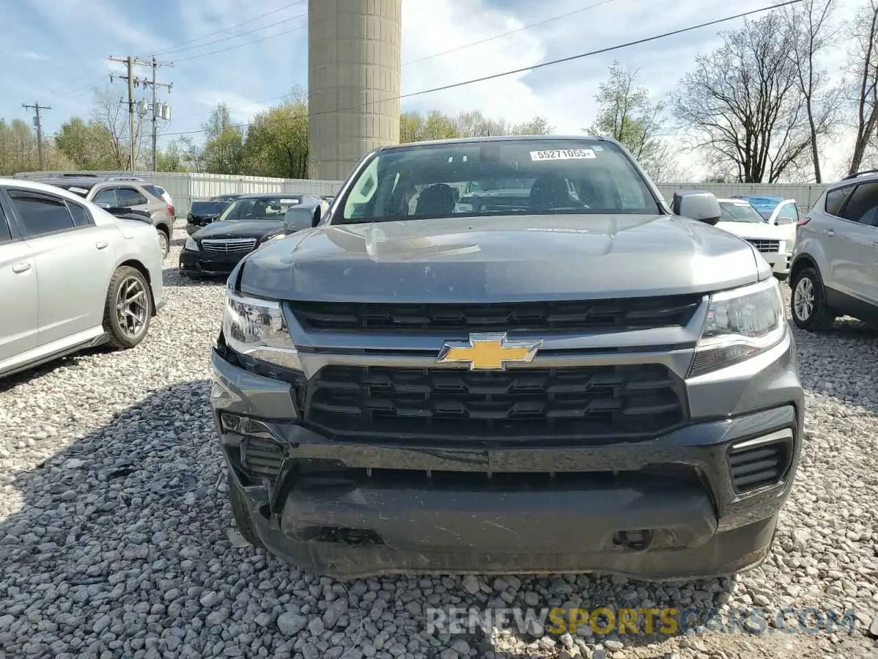 5 Photograph of a damaged car 1GCGTBEN7M1112753 CHEVROLET COLORADO 2021