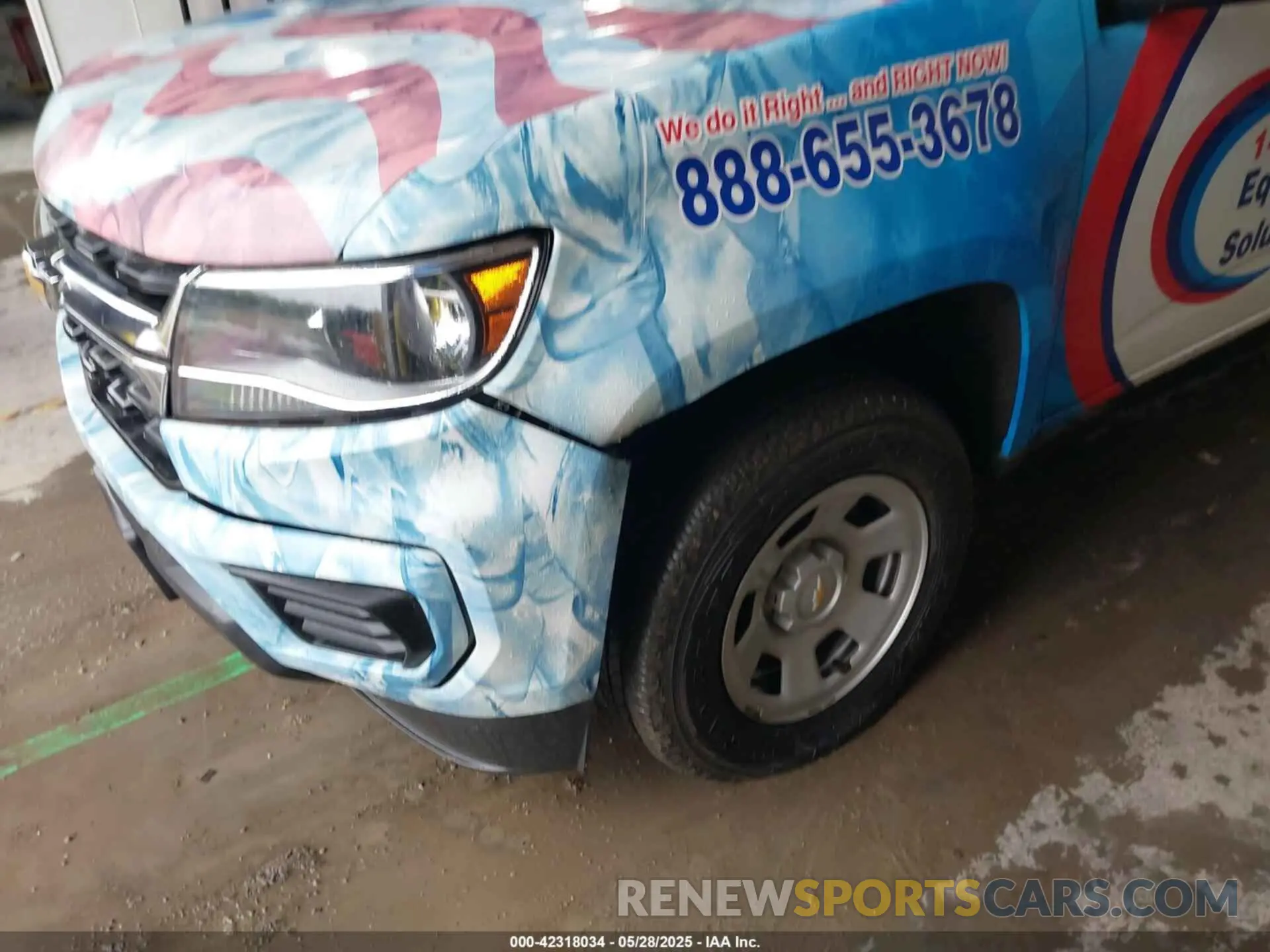 6 Photograph of a damaged car 1GCGTBEN8M1293135 CHEVROLET COLORADO 2021