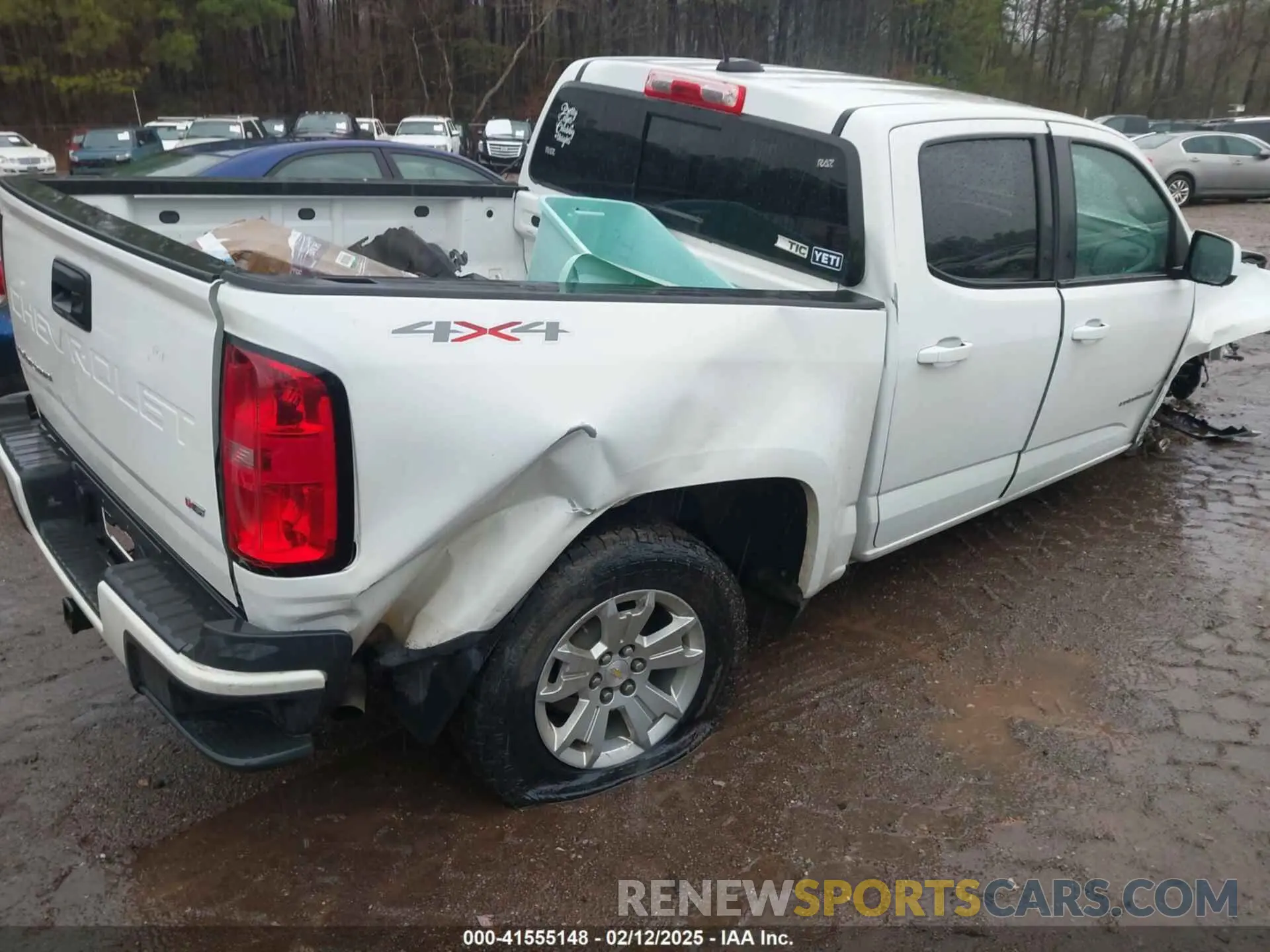 4 Photograph of a damaged car 1GCGTCEN1M1244106 CHEVROLET COLORADO 2021
