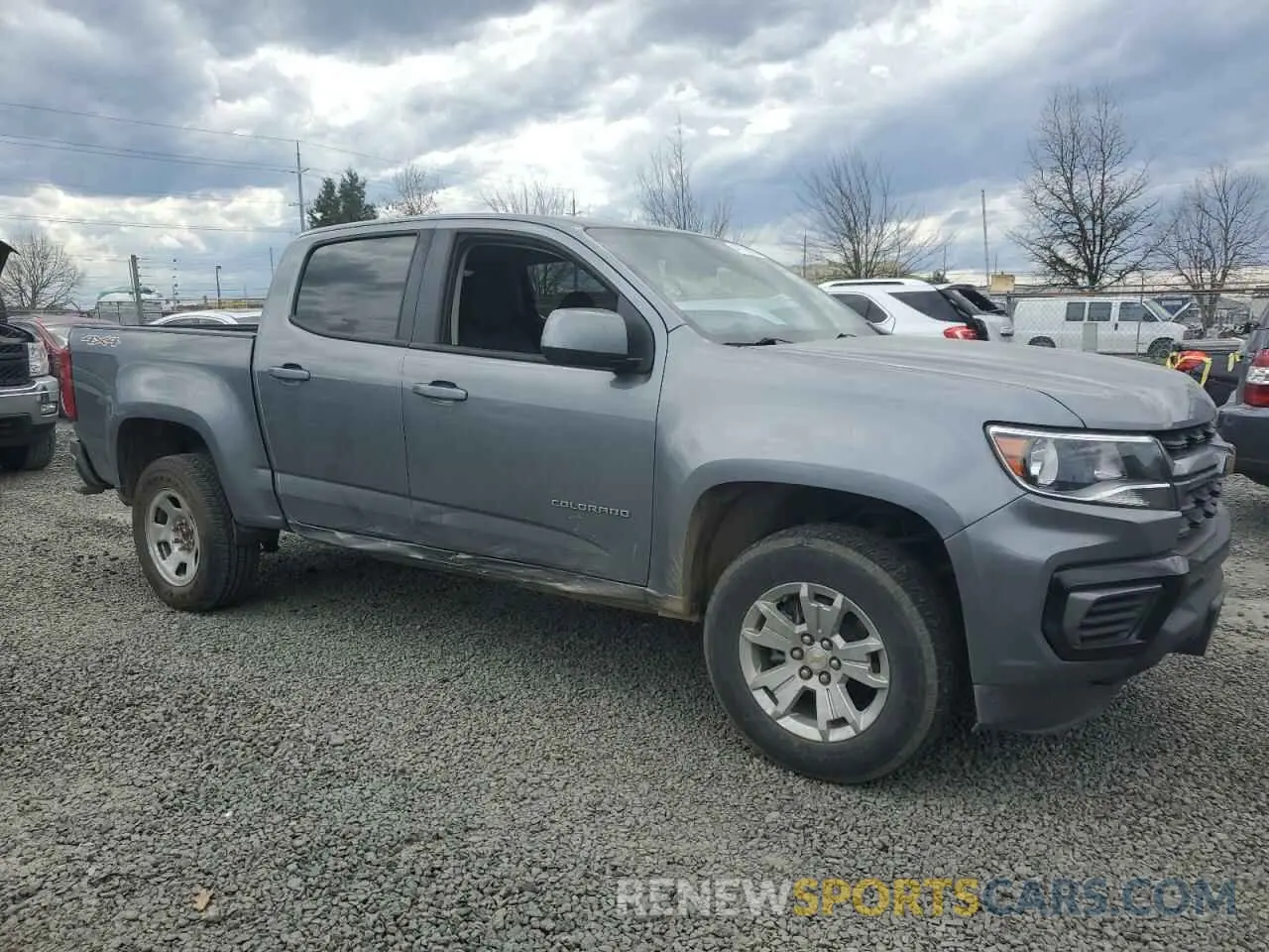 4 Photograph of a damaged car 1GCGTCEN2M1209428 CHEVROLET COLORADO 2021