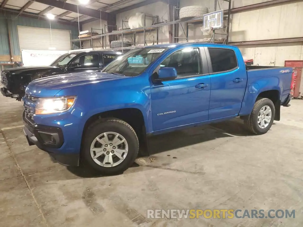1 Photograph of a damaged car 1GCGTCEN4M1190297 CHEVROLET COLORADO 2021
