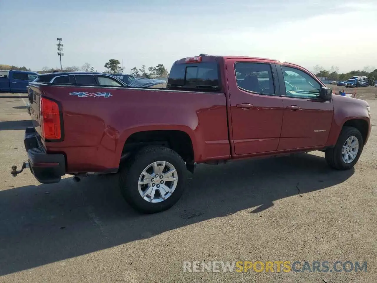 3 Photograph of a damaged car 1GCGTCEN5M1291073 CHEVROLET COLORADO 2021