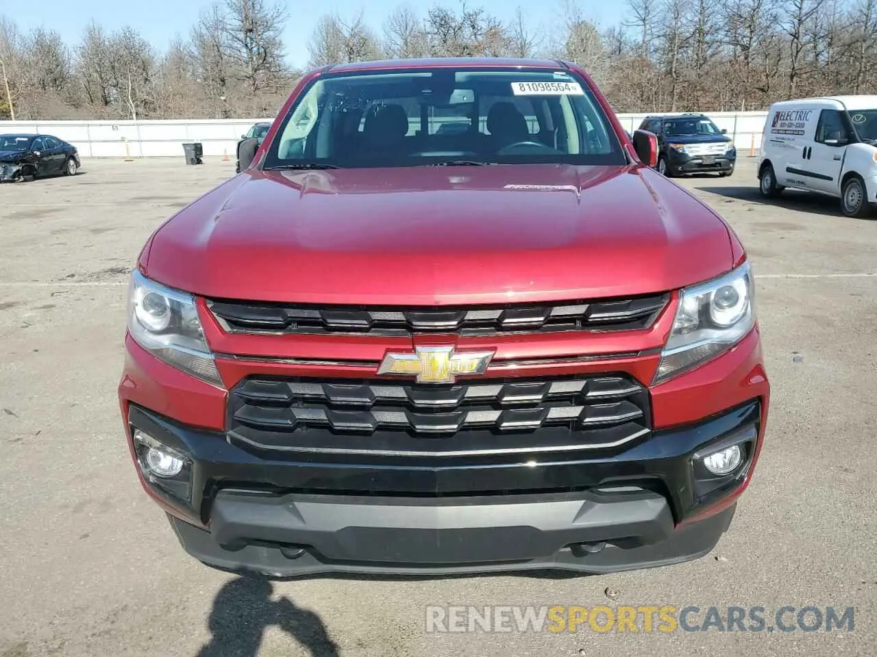 5 Photograph of a damaged car 1GCGTCEN5M1291073 CHEVROLET COLORADO 2021
