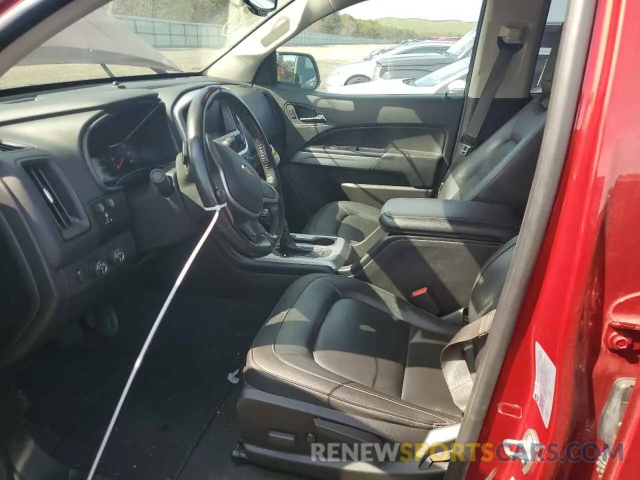 7 Photograph of a damaged car 1GCGTCEN5M1291073 CHEVROLET COLORADO 2021