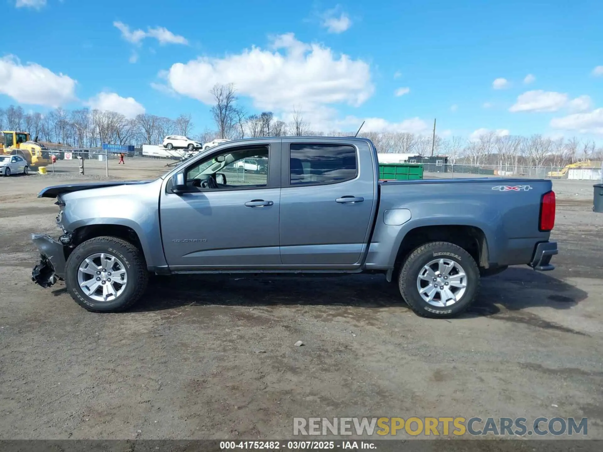 14 Photograph of a damaged car 1GCGTCEN5M1294085 CHEVROLET COLORADO 2021
