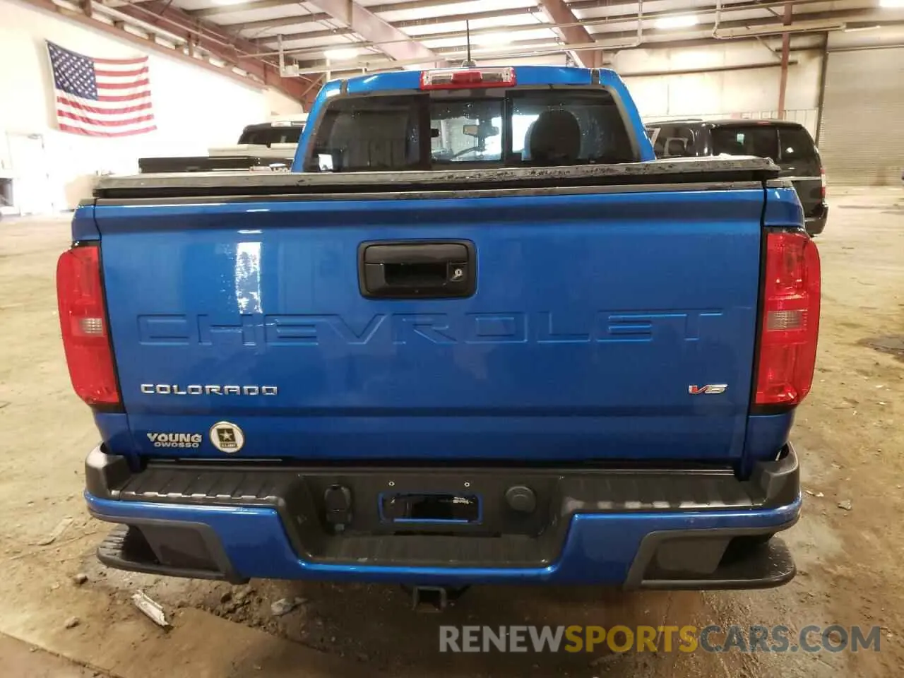 6 Photograph of a damaged car 1GCGTCEN7M1175387 CHEVROLET COLORADO 2021
